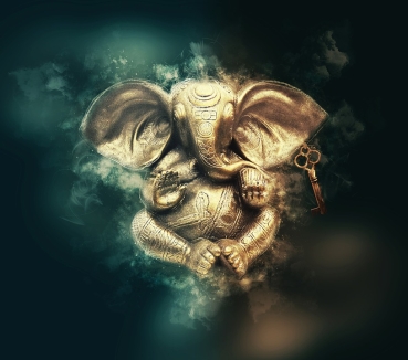 Mystical Rays of Ganesh - Mystische Strahlen von Ganesha